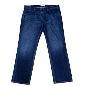 Signature by Levi Strauss Mens Relaxed Fit Stretch Cotton Jeans in Ozone 40x32